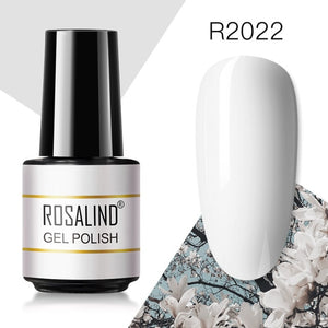 ROSALIND Gel Nail Polish 7ML Matte Base Top Coat For Soak Off Gel Polish UV LED Gel Semi Permanent Varnishes Design Nail Art