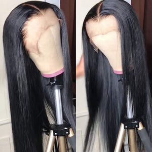 250 Density 30 40 Inch Straight Lace Front Wig Brazilian 13x4 Hd Lace Frontal pre plucked Bob Wigs For Black Women Human Hair