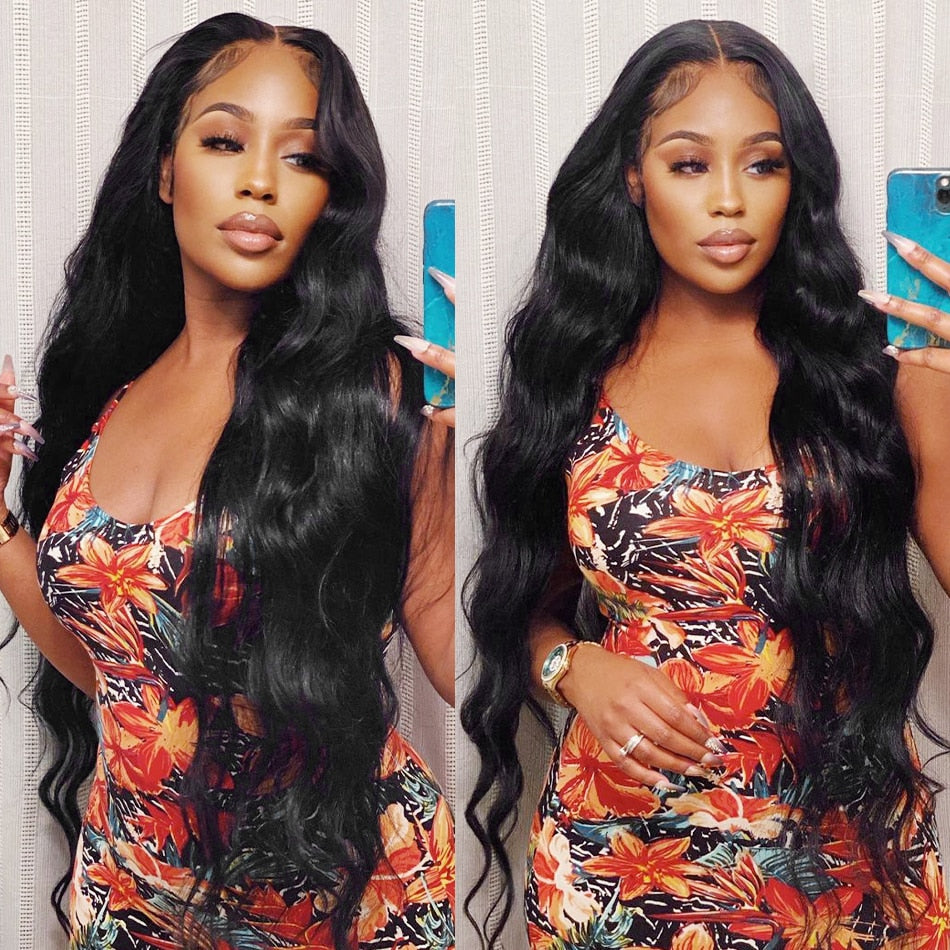 Body Wave Human Hair Bundles With Closure Lace Closure Remy Brazilian Hair Body Wave 3/4 36 38 40 Inch Long Bundles With Closure