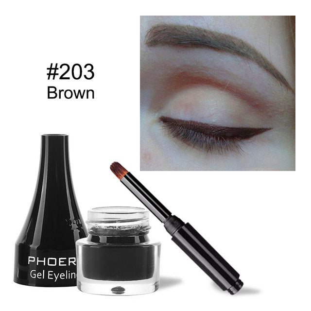 10 Colors Eyeliner Gel Quick Dry Long Lasting  Eye Liner Cream With Brush Eyes Makeup Waterproof Anti-sweat Cosmetics Maquiagem